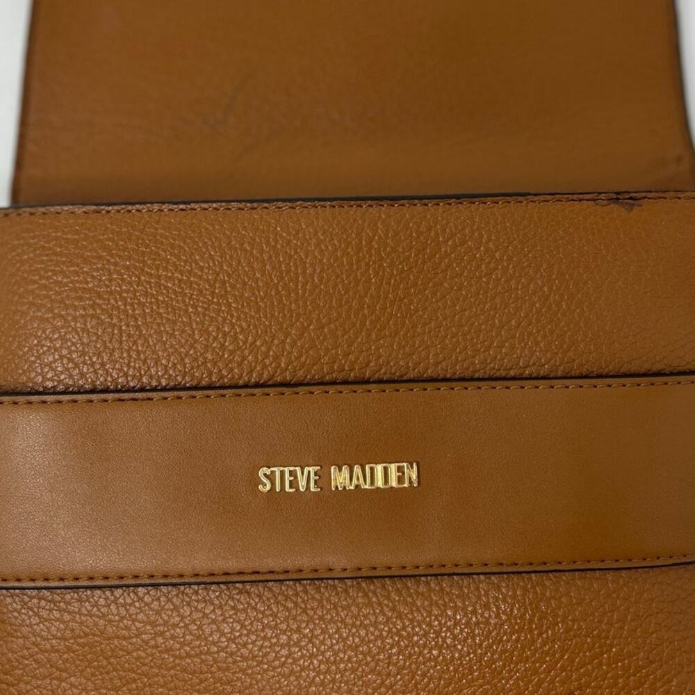 Steve Madden Women's Light Brown Crossbody Purse Adjustable Strap - Picture 10 of 10